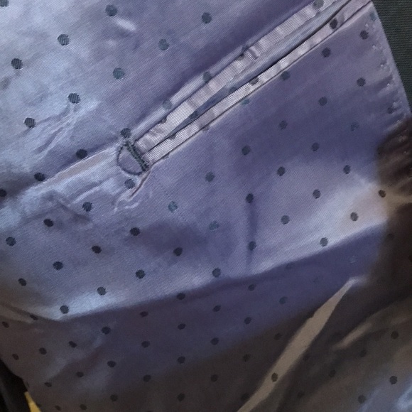 NWOT Mens sports coat by Jos A Bank, size 48 regular. Beautiful Navy Blue - Picture 10 of 14